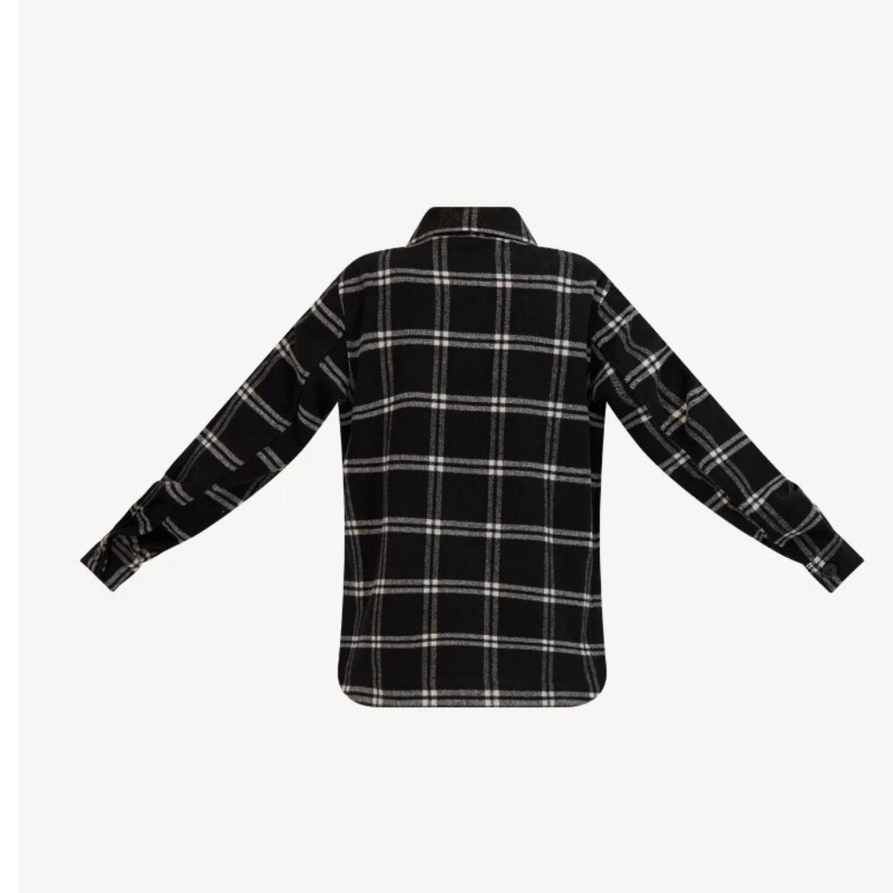Free Assembly Plaid Shacket - Picture 8 of 8